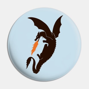 Dragon and horse Pin