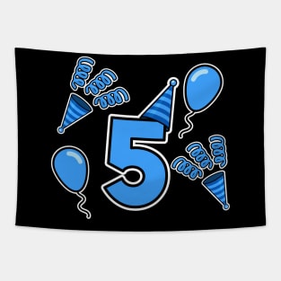 5th Birthday Boy Gift 5 Years old Sweet Funny Gifts Tapestry