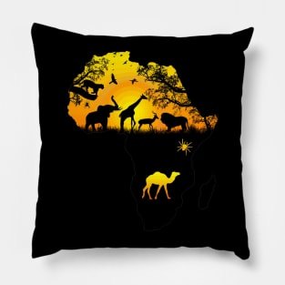 forest map Pillow