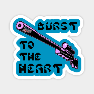 Burst To The Heart, v. Code Pink T-Shirt Blk Text Magnet