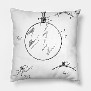 Reading Glasses Vintage Patent Hand Drawing Pillow