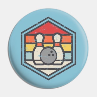 Retro Badge Bowling Light Pin