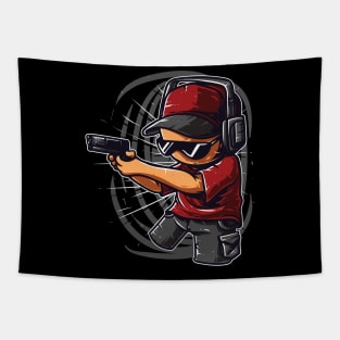 sniper illustration Tapestry