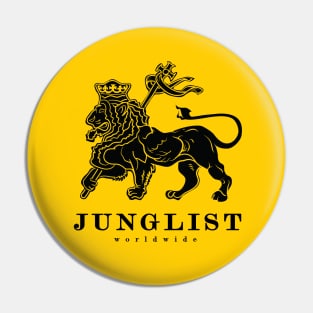 International Junglist Movement ( Lion of Judah version ) Pin