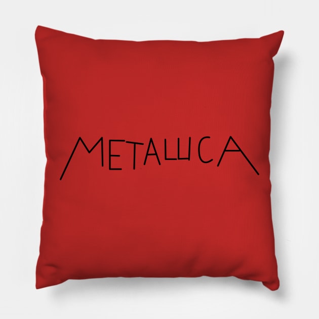 Beavis Heavy Metal Pillow by Swag Shirts Ltd.