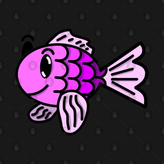 Pinkish Purple Fish by IgorAndMore