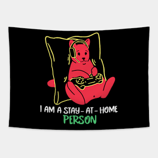 I am a stay at home person Tapestry