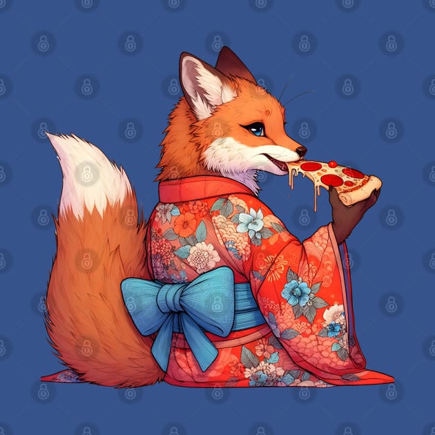 Pizza wolf for pizza lovers by Japanese Fever