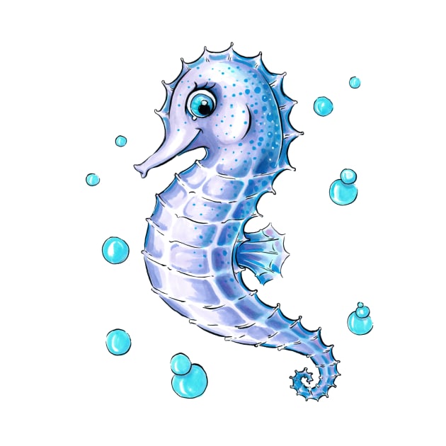 Adorable Seahorse by obillwon