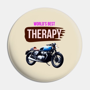 World's best therapy Pin