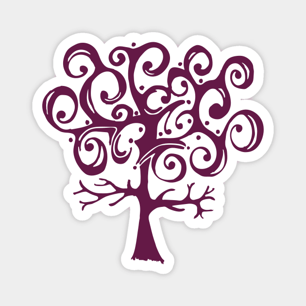 Tree of Ki Magnet by loudestkitten