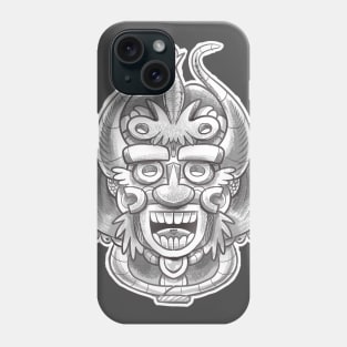 Happy shaman mask Phone Case