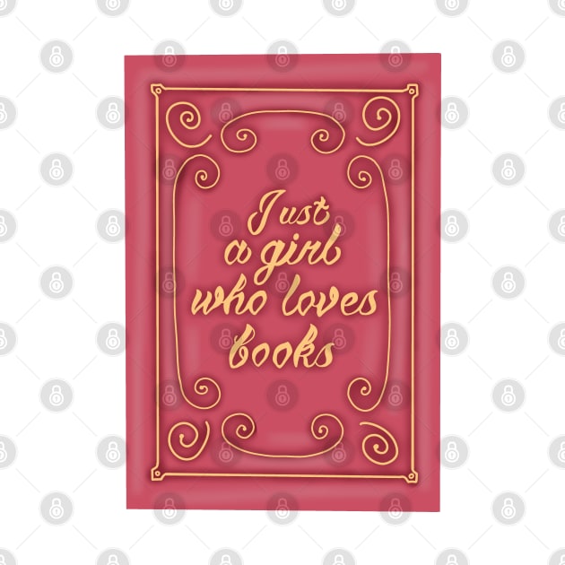 Red vintage book by Becky-Marie