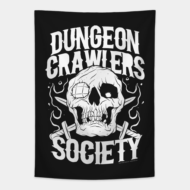 Dungeon Crawlers Society Tapestry by d20Monkey