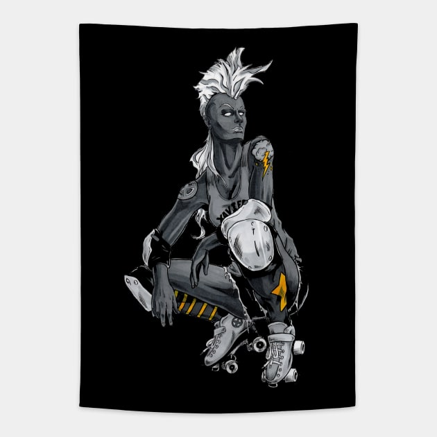 Derby Storm Tapestry by JonathanGrimmArt