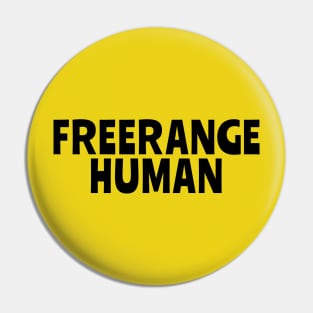 FREERANGE HUMAN for freelancers, hikers, vegans and campers Pin