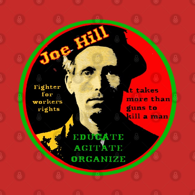 Joe Hill  Activist - Educate, Agitate, Organize by Tony Cisse Art Originals