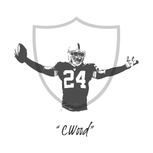 CWood Charles Woodson - Oakland Raiders T-Shirt