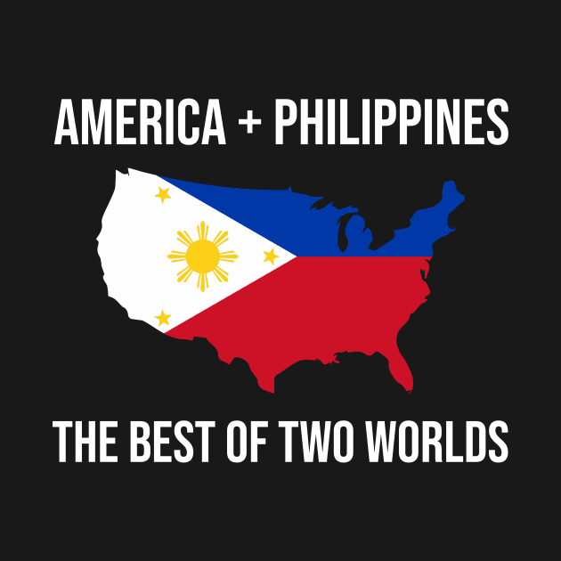 America + Philippines for proud Filipino Americans by c1337s