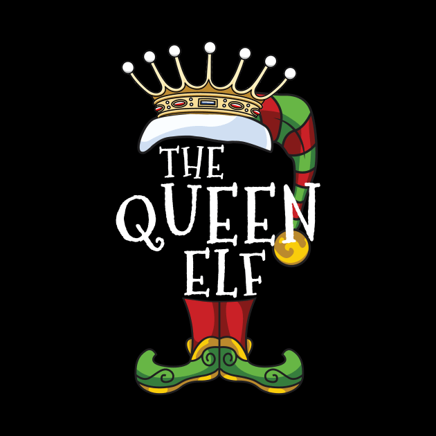 Queen Elf Family Matching Christmas Holiday Group Gift Pajama by BeesTeez