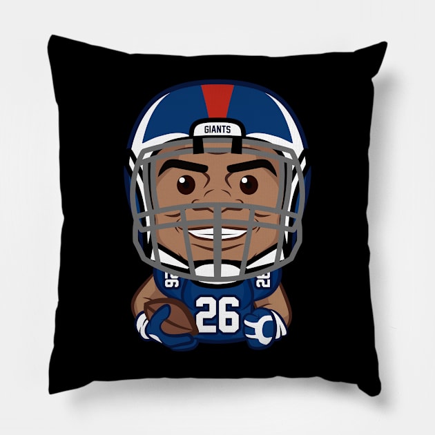 Saquon Barkley Pillow by Mudahan Muncul 2022