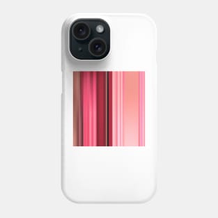 Pink vertical stripes Phone Case