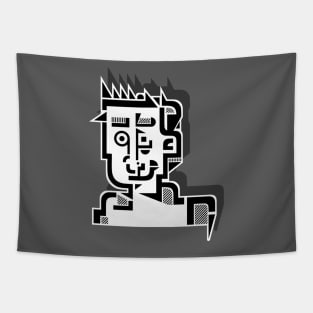 Abstract Man Tapestry