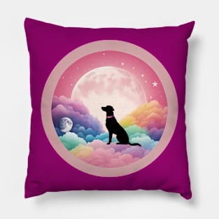 Moon Dog Pillow