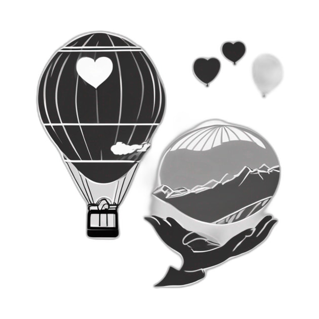 Dreamy Nighttime Hot Air Balloon and Whale Adventure No. 648 by cornelliusy