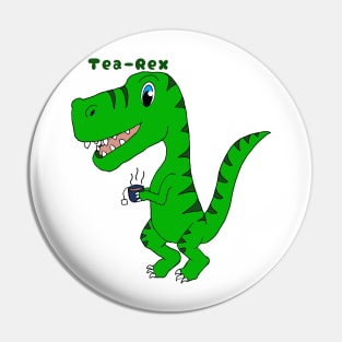 Tea-Rex Pin