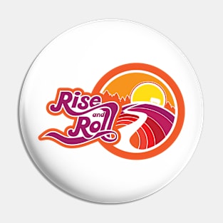 rise and roll van life Pin