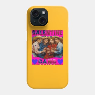 Galentines gang vintage party Phone Case