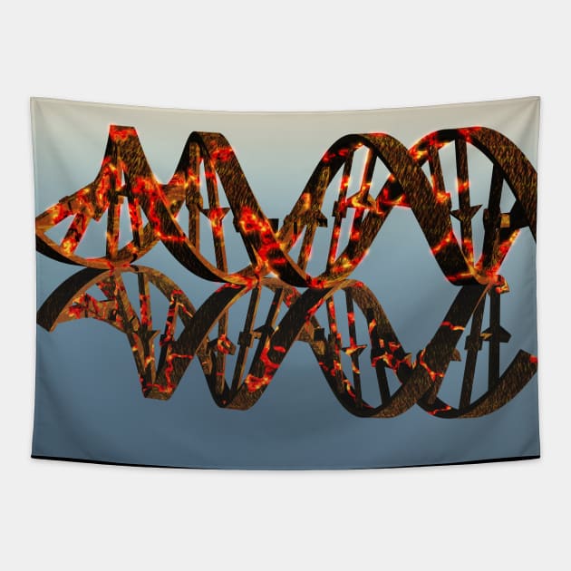 Damaged DNA Tapestry by rolffimages