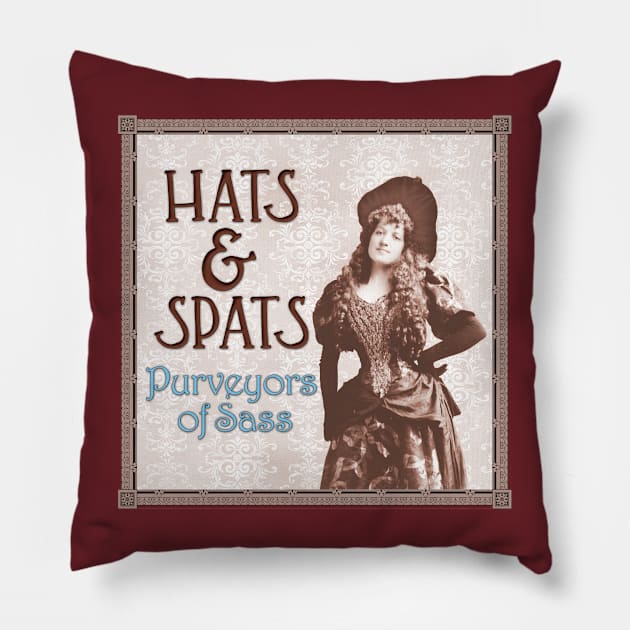 Purveyors of Sass Pillow by hatsandspats