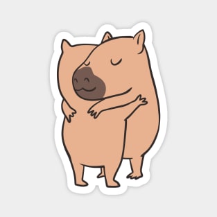 Capybara Hugs Magnet