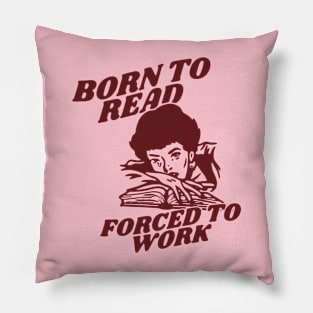 Born To Read Pillow