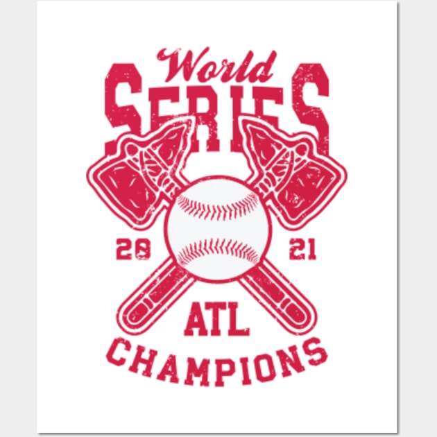 Distressed World Series Champions 2021 - Atlanta Long Sleeve T-Shirt