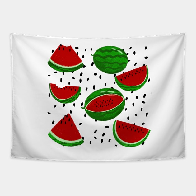 Watermelon Tapestry by SusanaDesigns