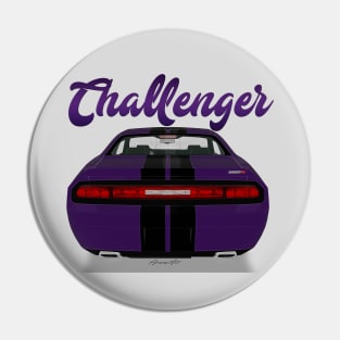 Challenger Srt-8 Purple Stripe Black Pin