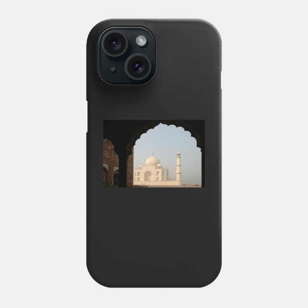 Taj Mahal, famous mausoleum in India Phone Case by Melissa Peltenburg Travel Photography