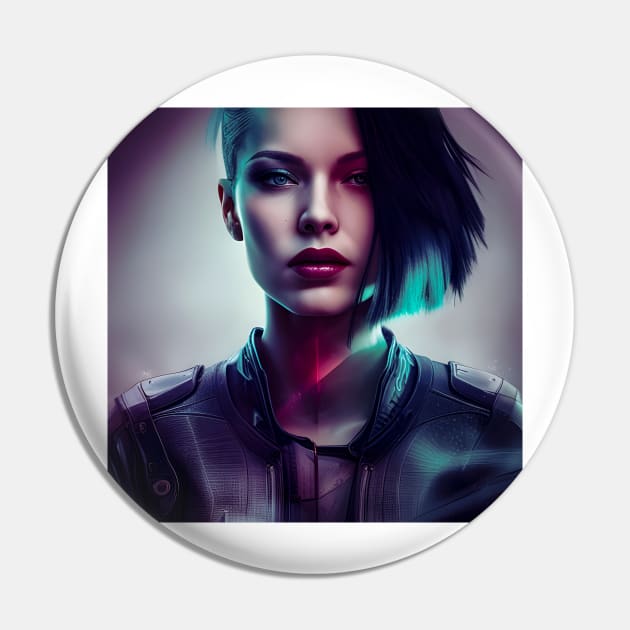 Cyber Beauty: Futuristic Elegance in Rendered Portraiture - Generated ...