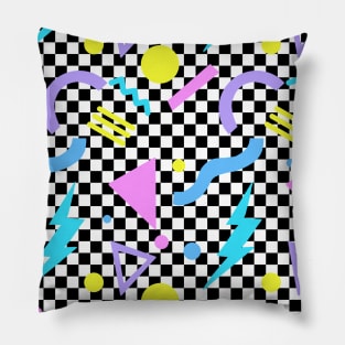 1990's Classic Fashion Pattern Pillow