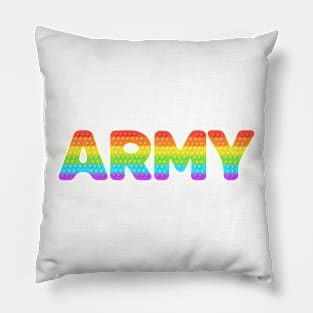 armed forces day lgbt Pillow