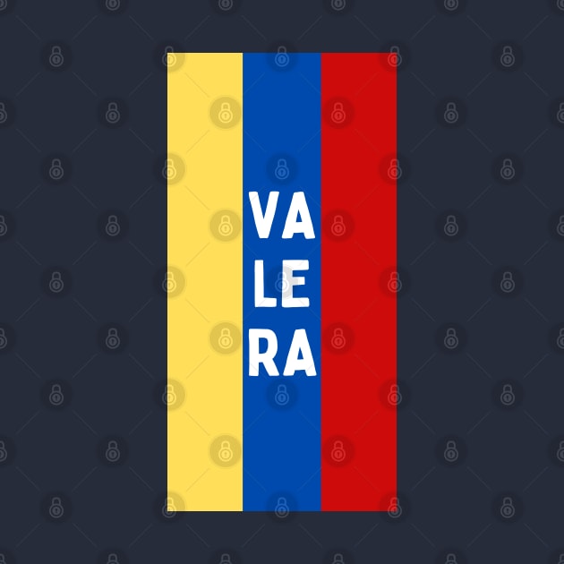 Valera City in Venezuelan Flag Colors Vertical by aybe7elf