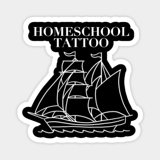 HomeSchoolTattoo Ship Magnet