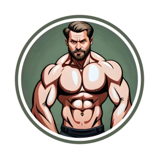 Muscular bearded dad T-Shirt