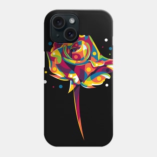 Colorful Rose Flower Phone Case