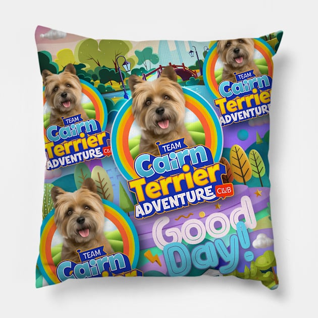 Cairn Terrier Puppy Pillow by Puppy & cute