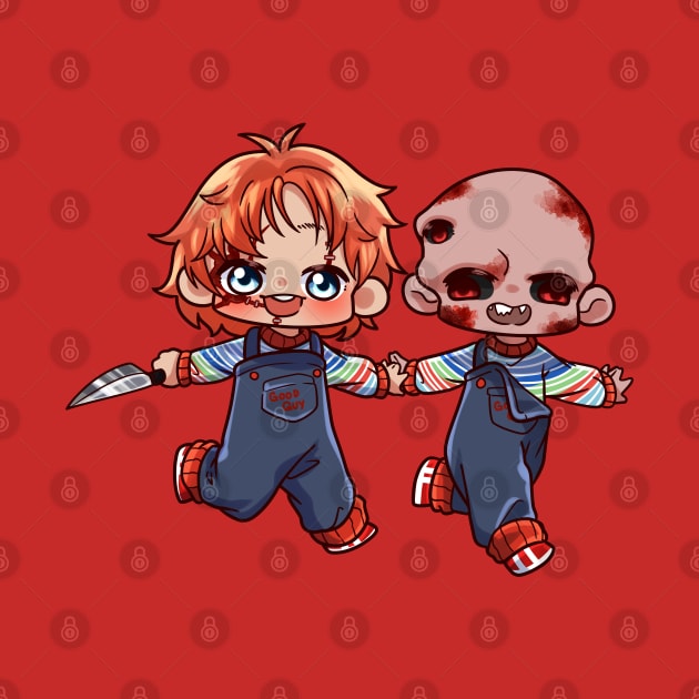 DBD Chucky and Victor! Together at last! by Movobra