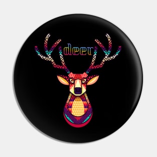 Cute Deer Animal Colorfull Pin